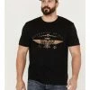 Moonshine Spirit Men's Thunderbird Eagle Graphic Short Sleeve T-Shirt 