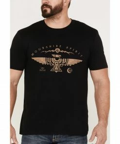 Moonshine Spirit Men's Thunderbird Eagle Graphic Short Sleeve T-Shirt  -Moonshine Spirit Shop 2000370483 001 P3
