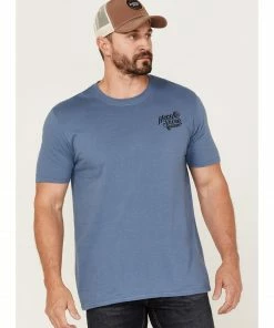 Moonshine Spirit Men's Skull Strummer Skull Graphic Short Sleeve T-Shirt 