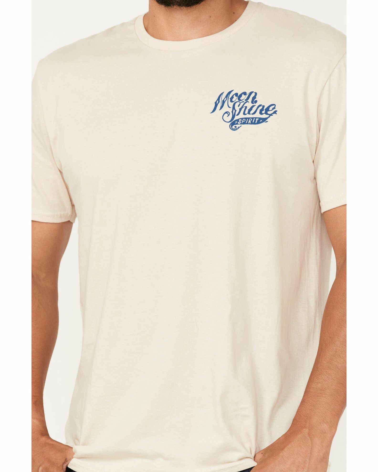 Moonshine Spirit Men's Guitar Shape Graphic T-Shirt 3 Moonshine Spirit Men's Guitar Shape Graphic T-Shirt - Image 3