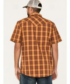 Moonshine Spirit Men's Sunset Stroll Plaid Snap Western Shirt  -Moonshine Spirit Shop 2000373904 701 P4