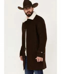 Moonshine Spirit Men's Marshall Topper Coat Brown