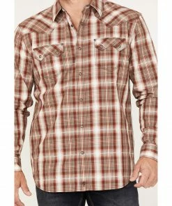Moonshine Spirit Men's Rusty Gate Plaid Snap Western Shirt  -Moonshine Spirit Shop 2000374110 220 P3