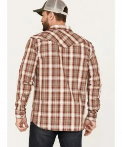 Moonshine Spirit Men's Rusty Gate Plaid Snap Western Shirt  -Moonshine Spirit Shop 2000374110 220 P4