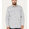 Moonshine Spirit Men's Island Time Floral Stripe Snap Western Shirt 