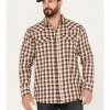 Moonshine Spirit Men's Dirt Runner Plaid Snap Western Flannel Shirt 