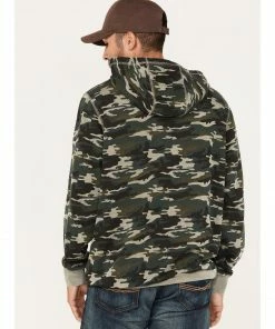 Moonshine Spirit Men's Now You See Me Burnout Camo Hooded Sweatshirt  Olive -Moonshine Spirit Shop 2000374225 341 P4