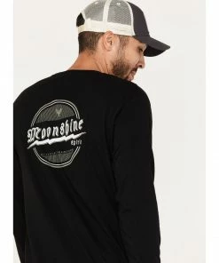 Moonshine Spirit Men's Round Logo Graphic Long Sleeve T-Shirt -Moonshine Spirit Shop 2000374887 001 P4