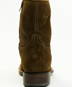 Moonshine Spirit Men's Pancho 8" Western Boot - Square Toe Dark Brown -Moonshine Spirit Shop 2000376713 201 P5