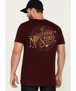Moonshine Spirit Men's Oak Barrel Graphic Short Sleeve T-Shirt -Moonshine Spirit Shop 2000380258 220 P4