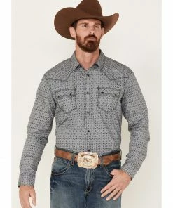 Moonshine Spirit Men's Yukatan Southwestern Print Long Sleeve Snap Western Shirt Black 9 Moonshine Spirit Men's Yukatan Southwestern Print Long Sleeve Snap Western Shirt Black -Moonshine Spirit Shop 2000380511 001 P1 1