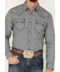 Moonshine Spirit Men's Yukatan Southwestern Print Long Sleeve Snap Western Shirt Black 7 Moonshine Spirit Men's Yukatan Southwestern Print Long Sleeve Snap Western Shirt Black -Moonshine Spirit Shop 2000380511 001 P3