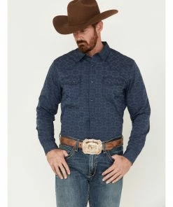 Moonshine Spirit Men's Show Stopper Floral Print Long Sleeve Western Snap Shirt Teal -Moonshine Spirit Shop 2000380514 442 P1 1